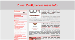 Desktop Screenshot of hervecausse.info